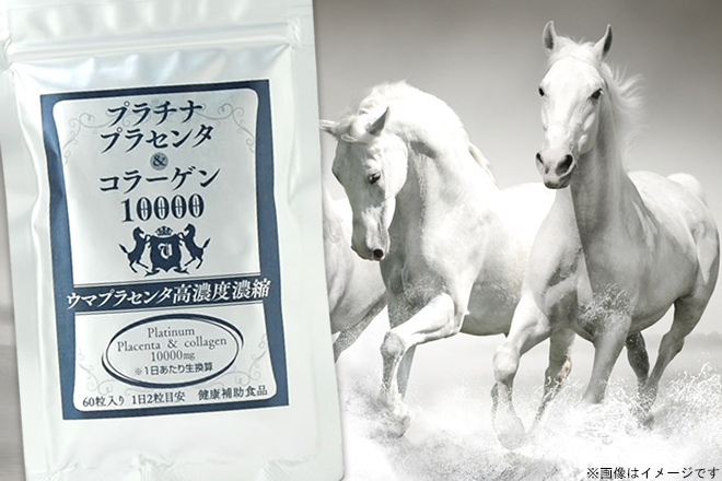 【くまポン byGMO】1日約35円！「馬プラセンタとコラーゲンがぎっしり10000mgのサプリメント」