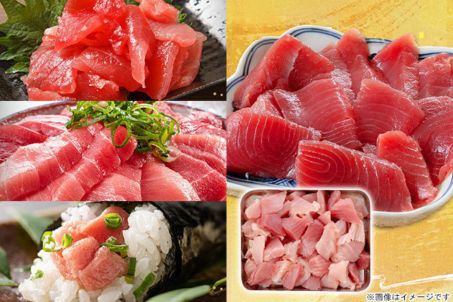 【くまポン byGMO】天然マグロ 赤身 切り落とし 400g ＜2セット購入で200g増量！合計1kgでお届け＞