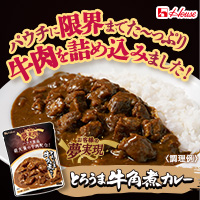 お客様の夢実現 とろうま牛角煮カレー