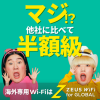 ZEUS WiFi for Globalのポイント対象リンク